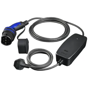MODE 2 EV CHARGING CABLE 5M 3 PIN PLUG TO TYPE 2