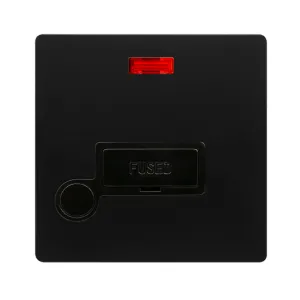 13A FUSED CONNECTION UNIT WITH NEON & OPTIONAL FLE