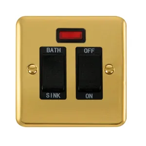 20A DP Sink/Bath Switch With Neon