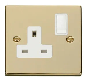 1 Gang 13A DP Switched Socket Outlet - White