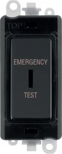 20A DP KEY SW GY BS 'EMERGENCY TEST'