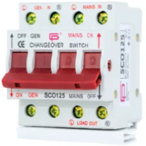 125A CHANGEOVER SWITCH (1P+N) + BUSBAR