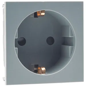 EURO MODULE 16A - 1 GANG SCHUKO UNSWITCHED SOCKET