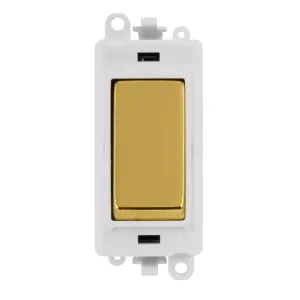 20AX 2 Way Retractive Switch Module - White - Poli