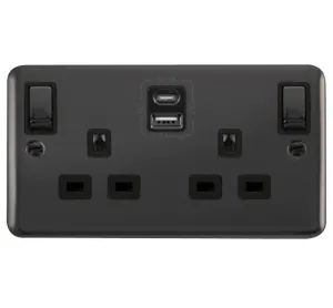 2G 13A SW SKT 4.2A A&C USB INGOT DPBN BK