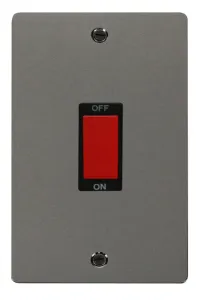 Define - 50A 2 Gang Double Pole Switch (Vertical)