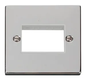 1 Gang Plate Triple Aperture - White