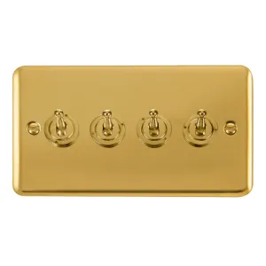 10AX 4 Gang 2 Way Toggle Switch