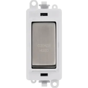 20AX Double Pole Switch Module - Polar White - Sta