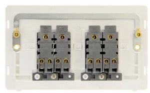 Plate Switch, Ingot 4 Gang 2 Way