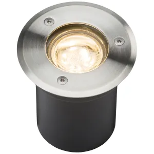 230V IP65 3W LED Stainless Steel Recessed Ground L