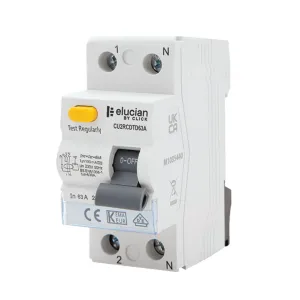 2 Pole 63A 100mA Time Delay RCCB (Type S)