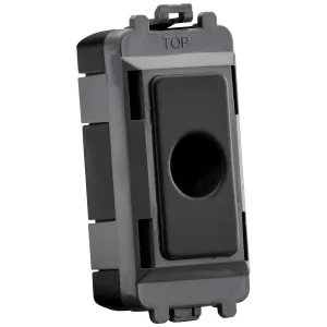 Flex outlet module (up to 10mm) - anthracite