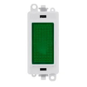 240V~ Green Indicator Module - White