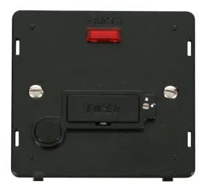 13A Fused Conn. Unit With Flex Outlet & Neon (Lock