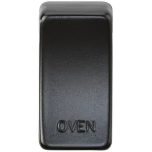 Switch cover "marked OVEN" - matt black