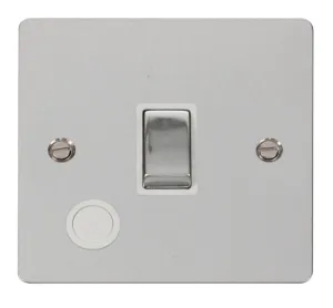 Ingot 20A 1 Gang DP Switch + Flex Outlet   - White