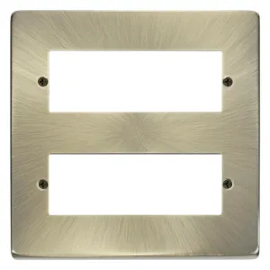 12 Minigrid Module Plate - Ant. Brass