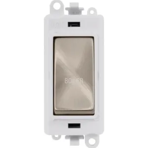 20AX Double Pole Switch Module - Polar White - Bru